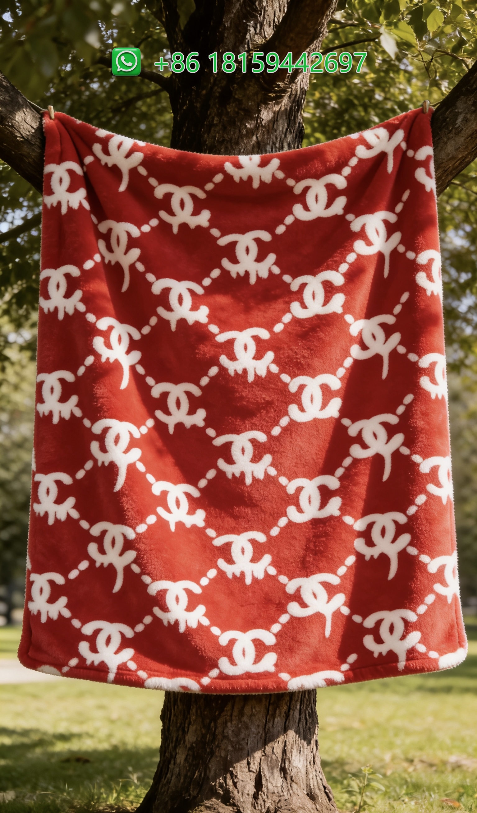 Chanel Throw Blankets